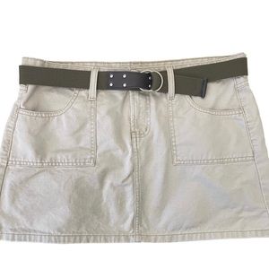 l.e.i. Light Cargo Mini Skirt With Belt